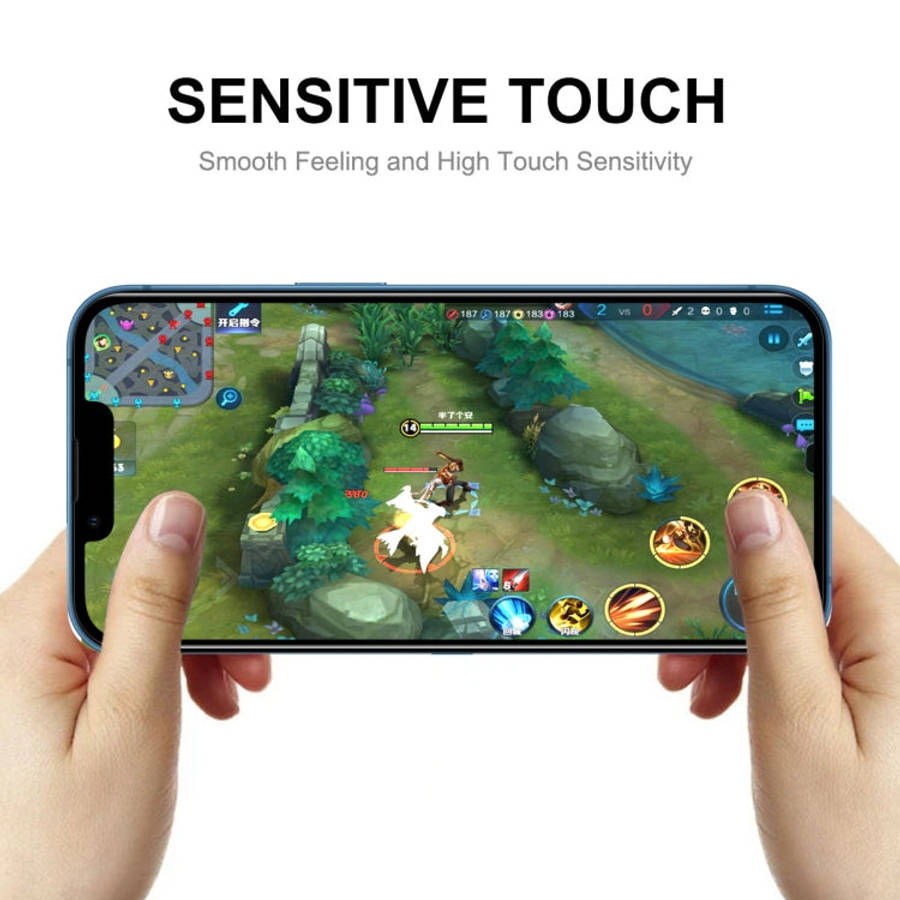 ENKAY 6D Full Glue Tempered Glass Full Film for iPhone 14 Max, For iPhone 14 Plus (1 PC), For iPh...