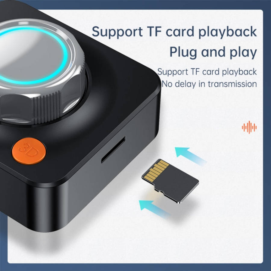 C39HD Bluetooth 5.1 Audio Receiver AUX Coaxial Fiber Output Supports TF Playback, Bluetooth 5.1 A...
