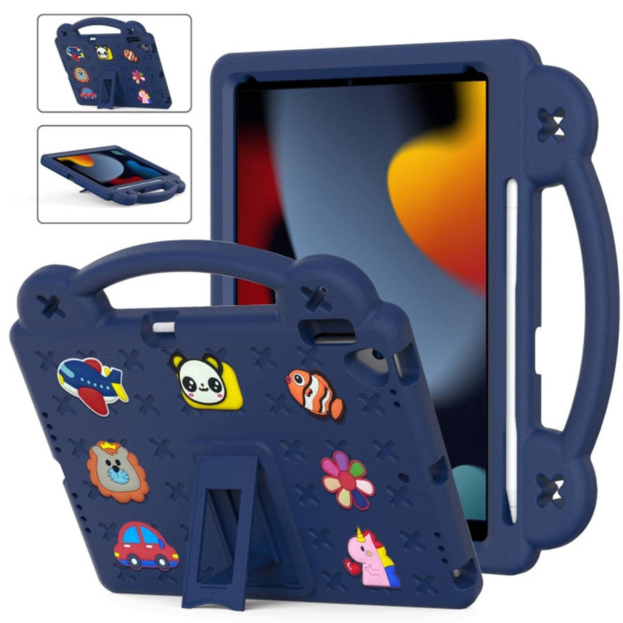 Handle Kickstand Children EVA Shockproof Tablet Case, For iPad 10.2 2021 / 2020 / 2019, For iPad ...