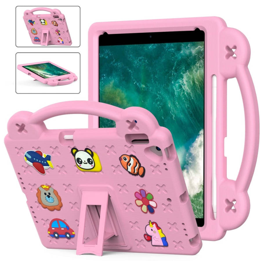 Handle Kickstand Children EVA Shockproof Tablet Case, For iPad 10.2 2021 / 2020 / 2019, For iPad ...