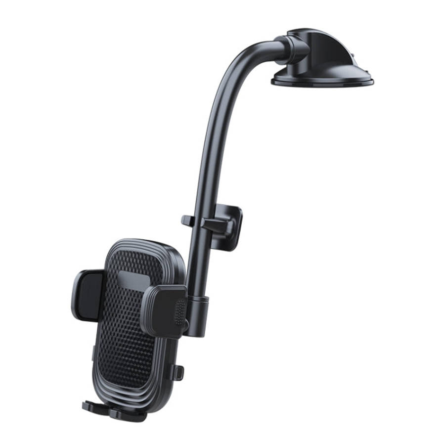 A190+X51 Car Phone Holder Dashboard Windshield Sucker Mount Bendable Long Arm Stand, A190+X51