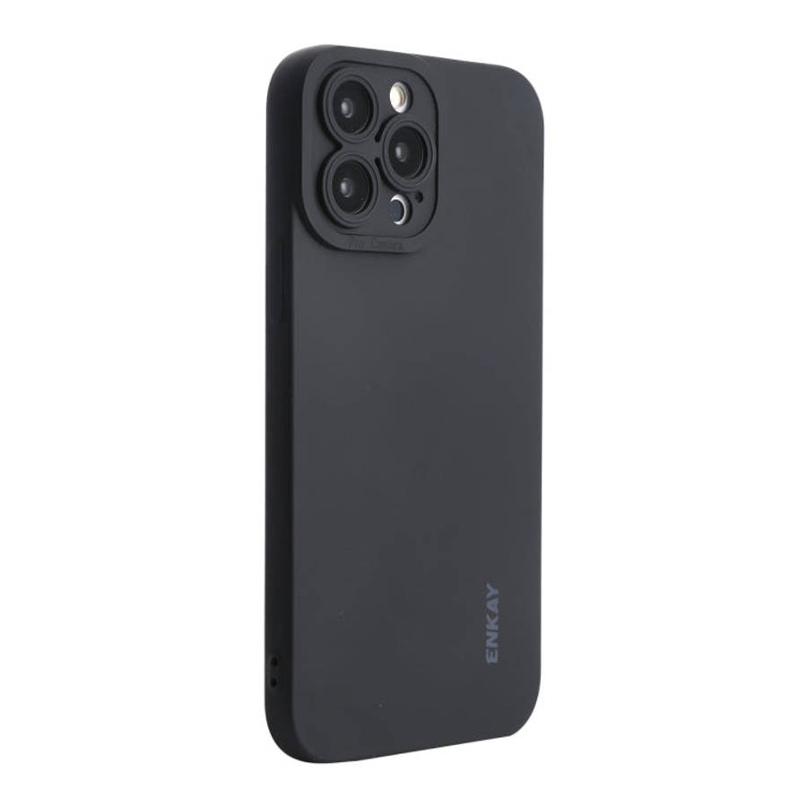 ENKAY Liquid Silicone Shockproof Phone Case For iPhone 14 Pro, For iPhone 14 Pro