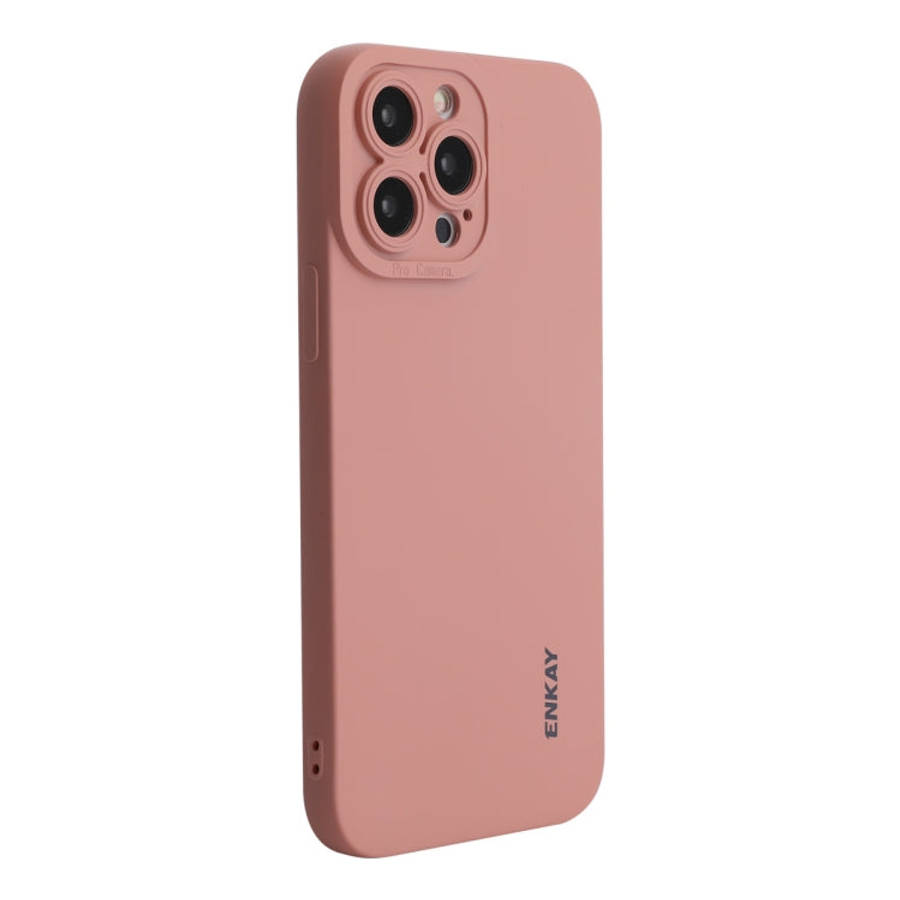 ENKAY Liquid Silicone Shockproof Phone Case For iPhone 14 Pro, For iPhone 14 Pro