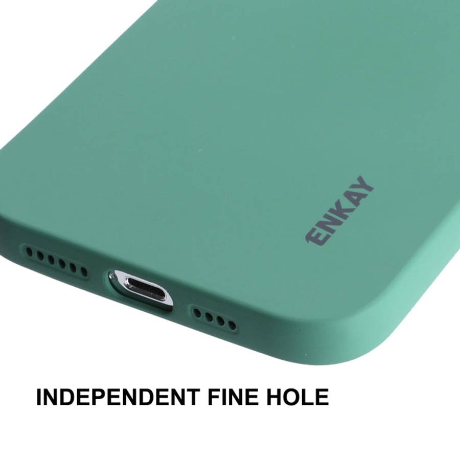 ENKAY Liquid Silicone Shockproof Phone Case For iPhone 14 Pro, For iPhone 14 Pro