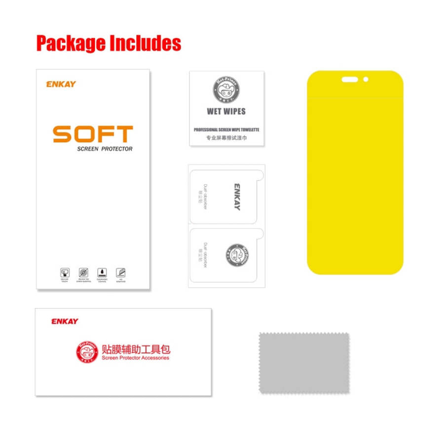 ENKAY Full Glue Explosion-proof Hydrogel Film For iPhone 14 Pro Max, For iPhone 14 Pro Max (1 PC)...