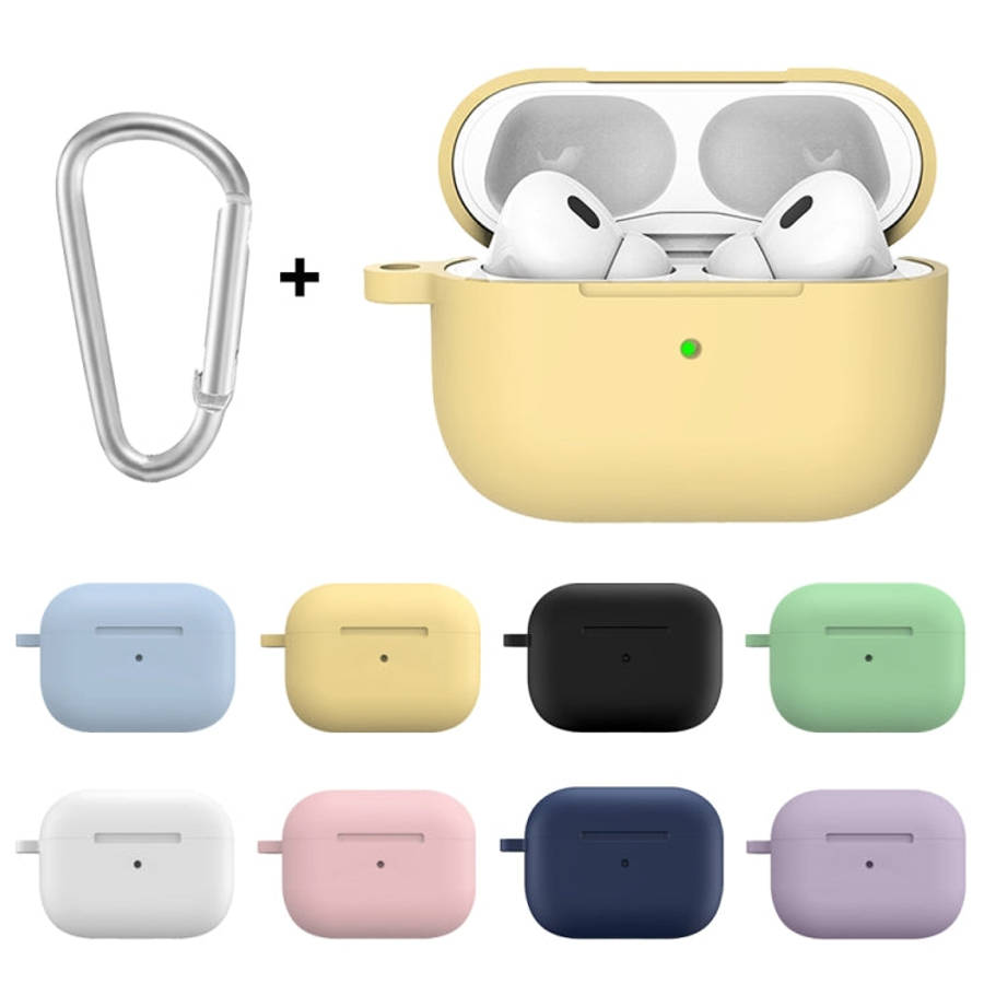 For Apple AirPods Pro 2 2022 ENKAY Thickened Silicone Protective Case with Keychain