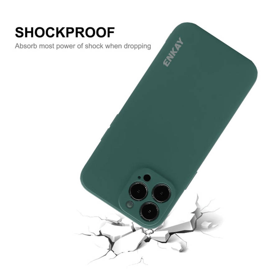 For iPhone 14 Pro ENKAY Liquid Silicone Shockproof Soft Phone Case, For iPhone 14 Pro
