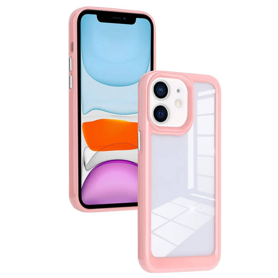 Solid Solor TPU Space Acrylic Phone Case, For iPhone 11, For iPhone 11 Pro Max, For iPhone 12, Fo...