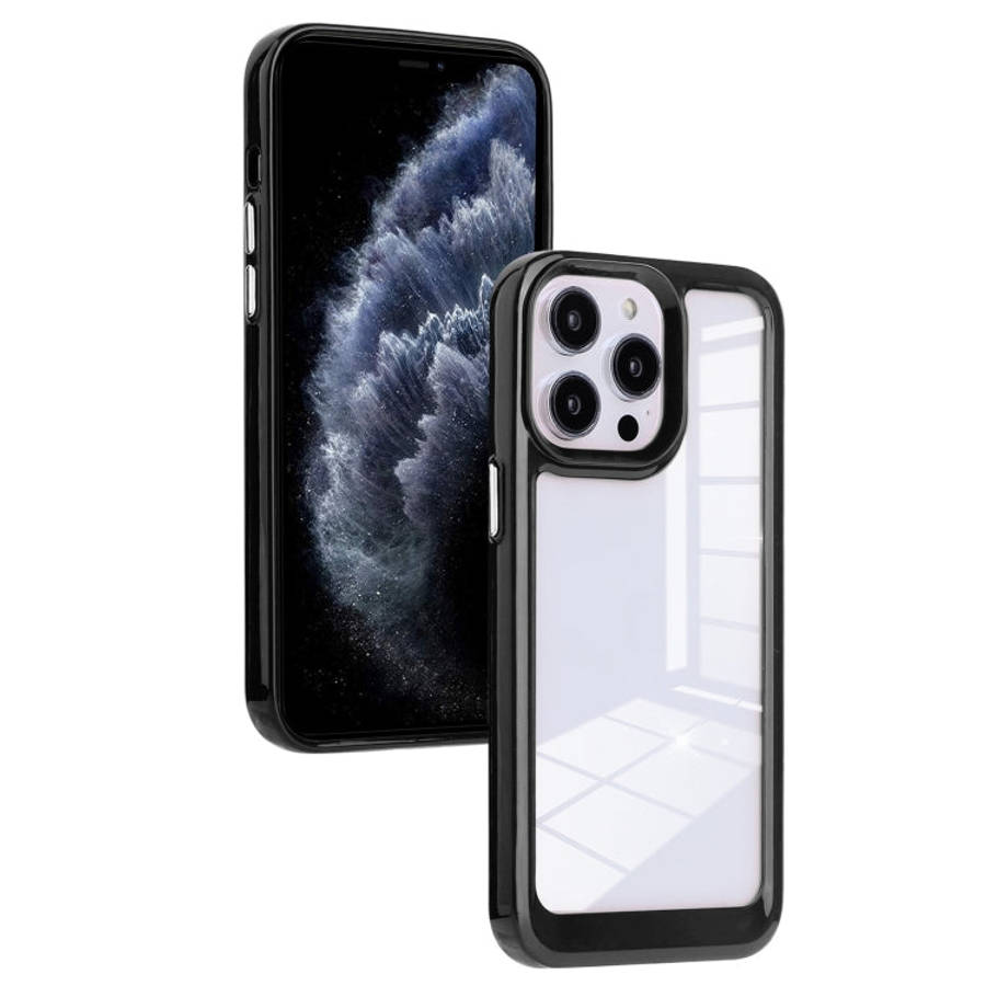 Solid Solor TPU Space Acrylic Phone Case, For iPhone 11, For iPhone 11 Pro Max, For iPhone 12, Fo...