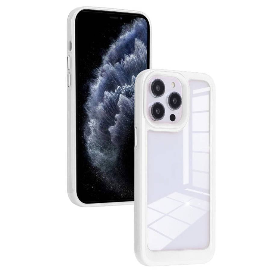 Solid Solor TPU Space Acrylic Phone Case, For iPhone 11, For iPhone 11 Pro Max, For iPhone 12, Fo...