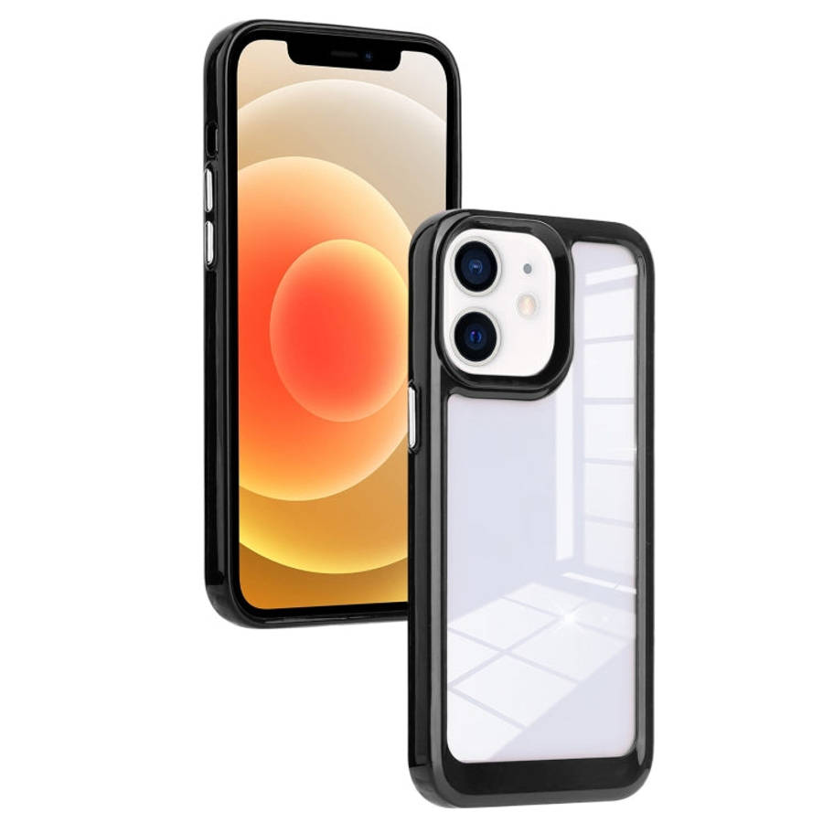 Solid Solor TPU Space Acrylic Phone Case, For iPhone 11, For iPhone 11 Pro Max, For iPhone 12, Fo...