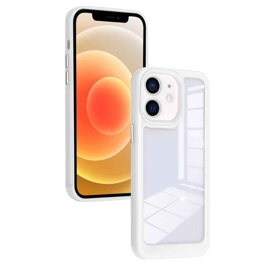 Solid Solor TPU Space Acrylic Phone Case, For iPhone 11, For iPhone 11 Pro Max, For iPhone 12, Fo...