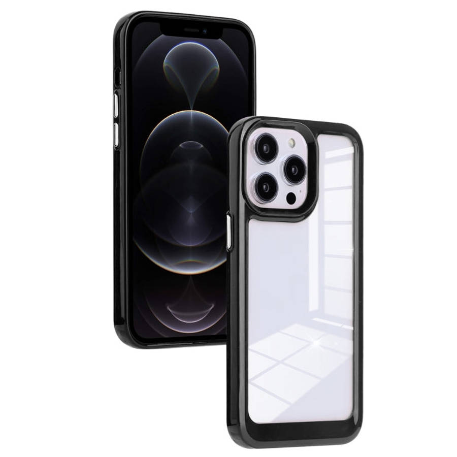 Solid Solor TPU Space Acrylic Phone Case, For iPhone 11, For iPhone 11 Pro Max, For iPhone 12, Fo...