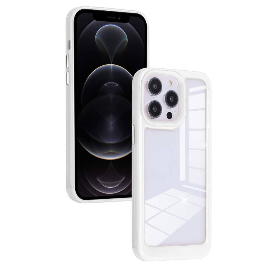 Solid Solor TPU Space Acrylic Phone Case, For iPhone 11, For iPhone 11 Pro Max, For iPhone 12, Fo...