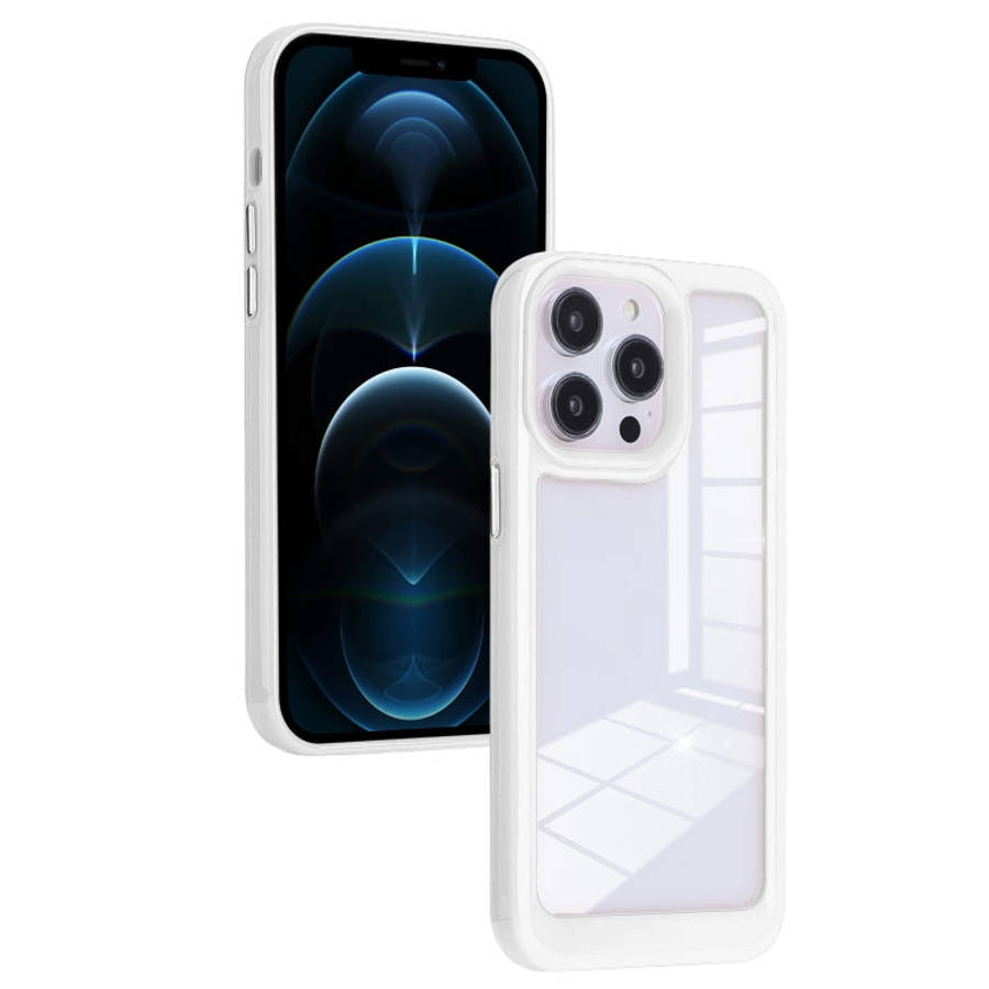Solid Solor TPU Space Acrylic Phone Case, For iPhone 11, For iPhone 11 Pro Max, For iPhone 12, Fo...