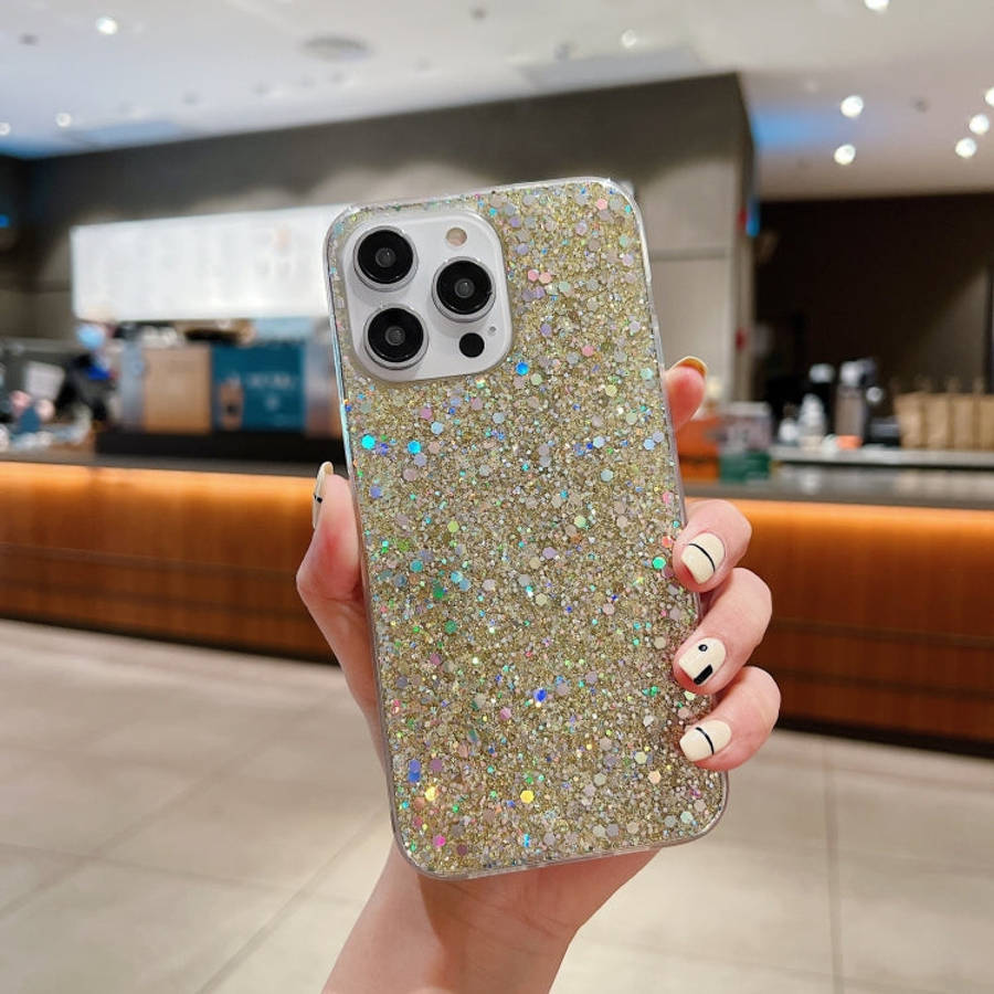 Glitter Sequins Epoxy TPU Phone Case, For iPhone 14 Pro Max, For iPhone 14 Plus, For iPhone 14 Pr...