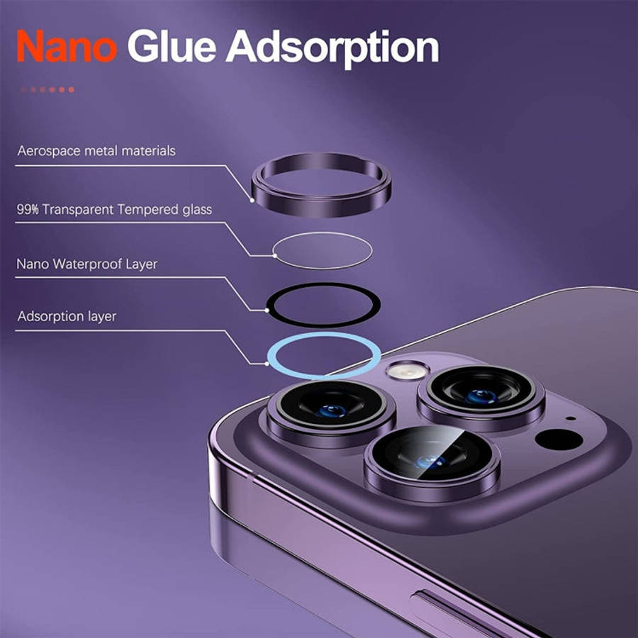 For iPhone 14 Pro / 14 Pro Max ENKAY AR Anti-reflection Camera Lens Glass Full Film, For iPhone 1...