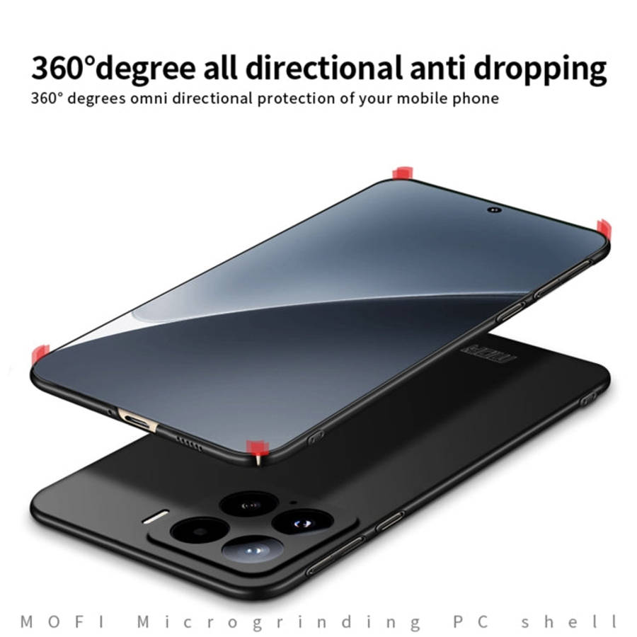 MOFI Micro-Frosted PC Ultra-thin Hard Phone Case, For Xiaomi 15, For Xiaomi Redmi Note 14 Pro+, F...