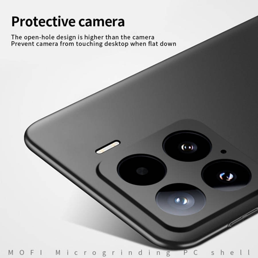 MOFI Micro-Frosted PC Ultra-thin Hard Phone Case, For Xiaomi 15, For Xiaomi Redmi Note 14 Pro+, F...