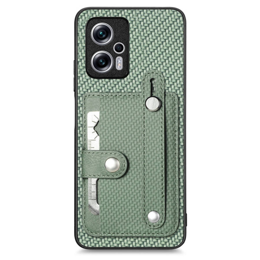 Wristband Kickstand Card Wallet Back Phone Case with Tool Knife, For Redmi Note 11T Pro 5G, For X...