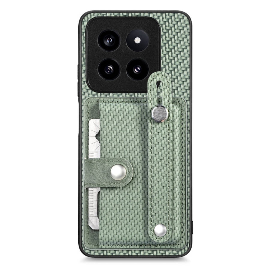 Wristband Kickstand Card Wallet Back Phone Case with Tool Knife, For Redmi Note 14 Pro+ 5G, For R...