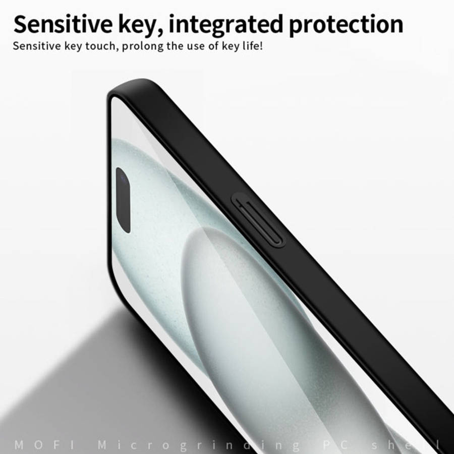 MOFI Frosted PC Ultra-thin Hard Phone Case, For iPhone 16 Plus, For iPhone 16, For iPhone 15 Pro ...