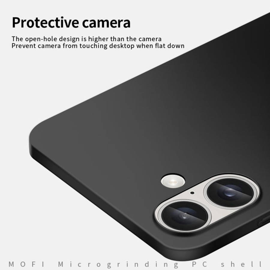 MOFI Frosted PC Ultra-thin Hard Phone Case, For iPhone 16 Plus, For iPhone 16, For iPhone 15 Pro ...