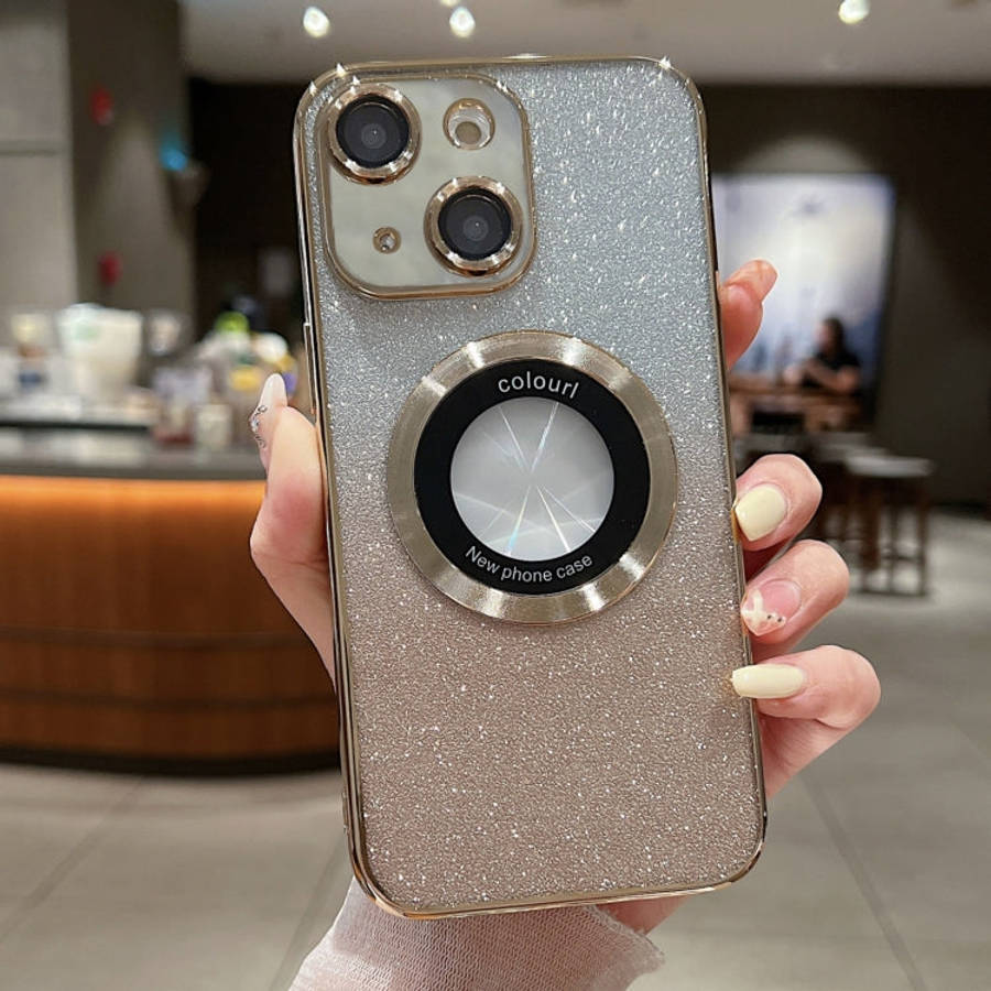 Gradient Glitter Electroplating MagSafe TPU Phone Case, For iPhone 14, For iPhone 14 Pro, For iPh...