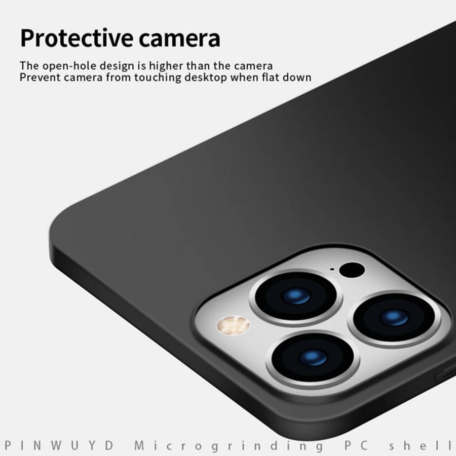 PINWUYO Micro-Frosted PC Ultra-thin Hard Phone Case with Magsafe Magnetic Ring, For iPhone 16 Pro...