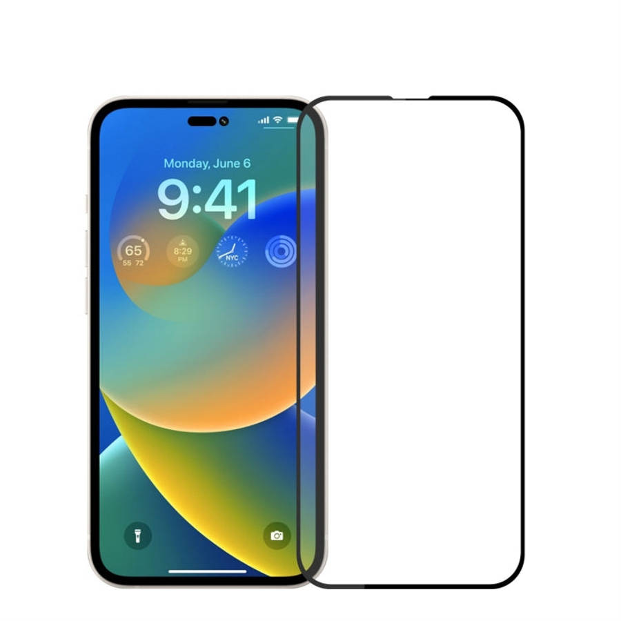 MOFI 9H 2.5D Full Screen Tempered Glass Film, For iPhone Duo Outer Screen, For iPhone 18, For iPh...