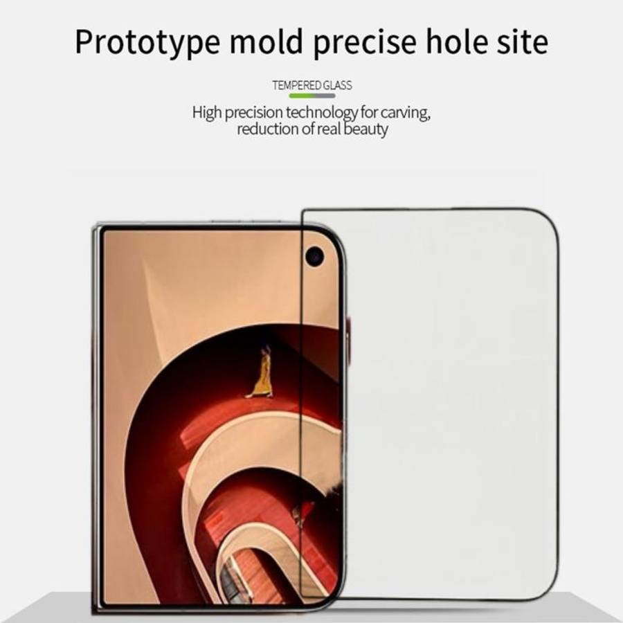 MOFI 9H 2.5D Full Screen Tempered Glass Film, For iPhone Duo Outer Screen, For iPhone 18, For iPh...
