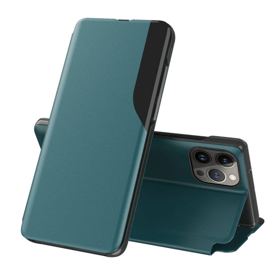 Side Display Flip Leather Phone Case, For iPhone 17e / 16e, For iPhone 17 Pro Max, For iPhone 17 ...