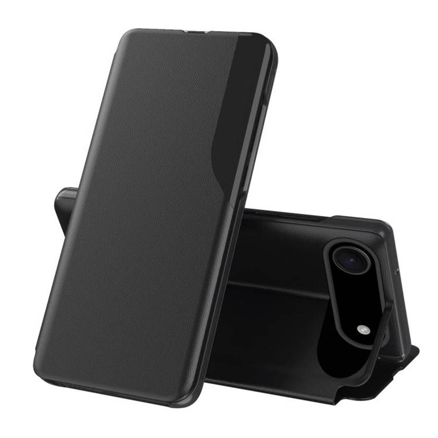 Side Display Flip Leather Phone Case, For iPhone 17e / 16e, For iPhone 17 Pro Max, For iPhone 17 ...