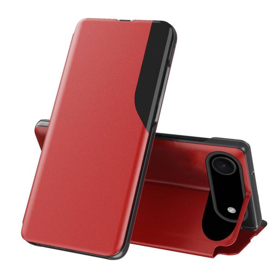 Side Display Flip Leather Phone Case, For iPhone 17e / 16e, For iPhone 17 Pro Max, For iPhone 17 ...