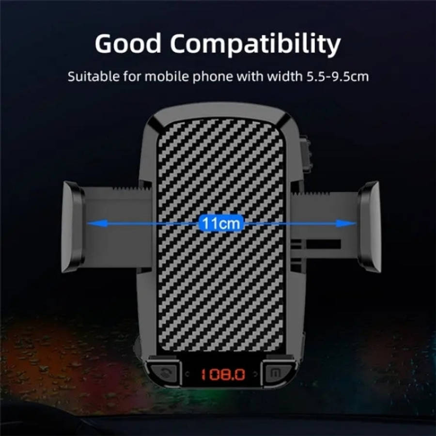 CS14 Car Interior Air Vent Mount Phone Stand MP3 Player FM Bluetooth Transmitter, CS14