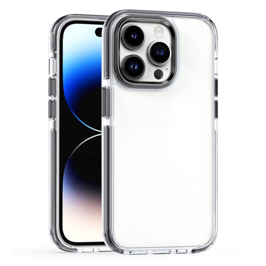 Two-color TPU Transparent PC Shockproof Phone Case, For iPhone 15 Pro Max, For iPhone 15 Pro, For...