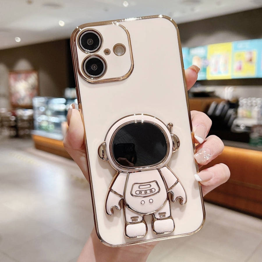 Electroplating Astronaut Holder Phone Case, For iPhone 17e / 16e, For iPhone 17 Pro Max, For iPho...