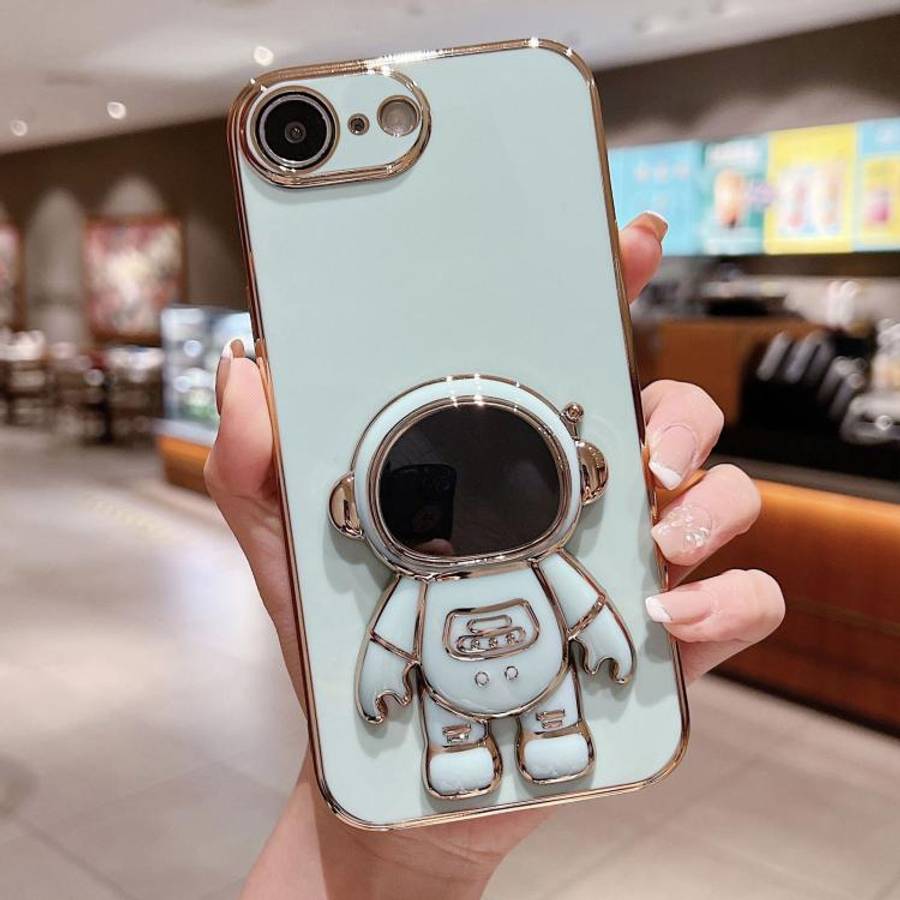 Electroplating Astronaut Holder Phone Case, For iPhone 17e / 16e, For iPhone 17 Pro Max, For iPho...