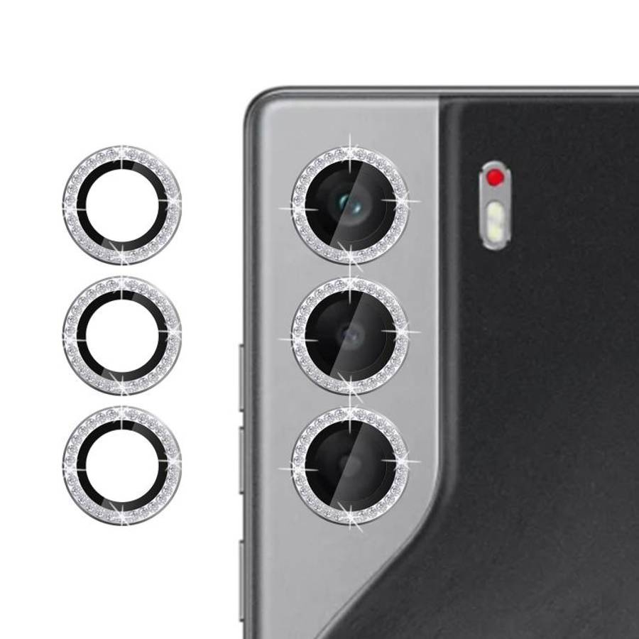Kalebol Individual Camera Lens Diamond Ring Protector, For Tecno Camon 40 Pro 4G