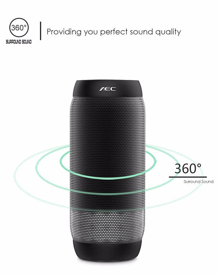 BQ615 PRO Colorful LED Wireless HiFi Stereo Speaker, Combines Bluetooth + TF card player + FM rad...