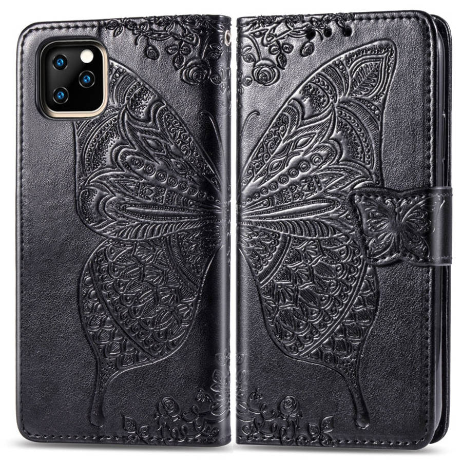 Butterfly Love Flowers Embossing Horizontal Flip Leather Case For  iPhone XI2019with Holder...
