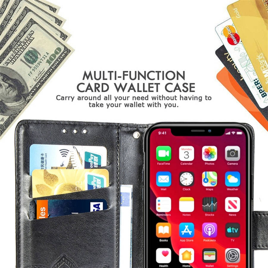 Butterfly Love Flowers Embossing Horizontal Flip Leather Case For  iPhone XI2019with Holder...