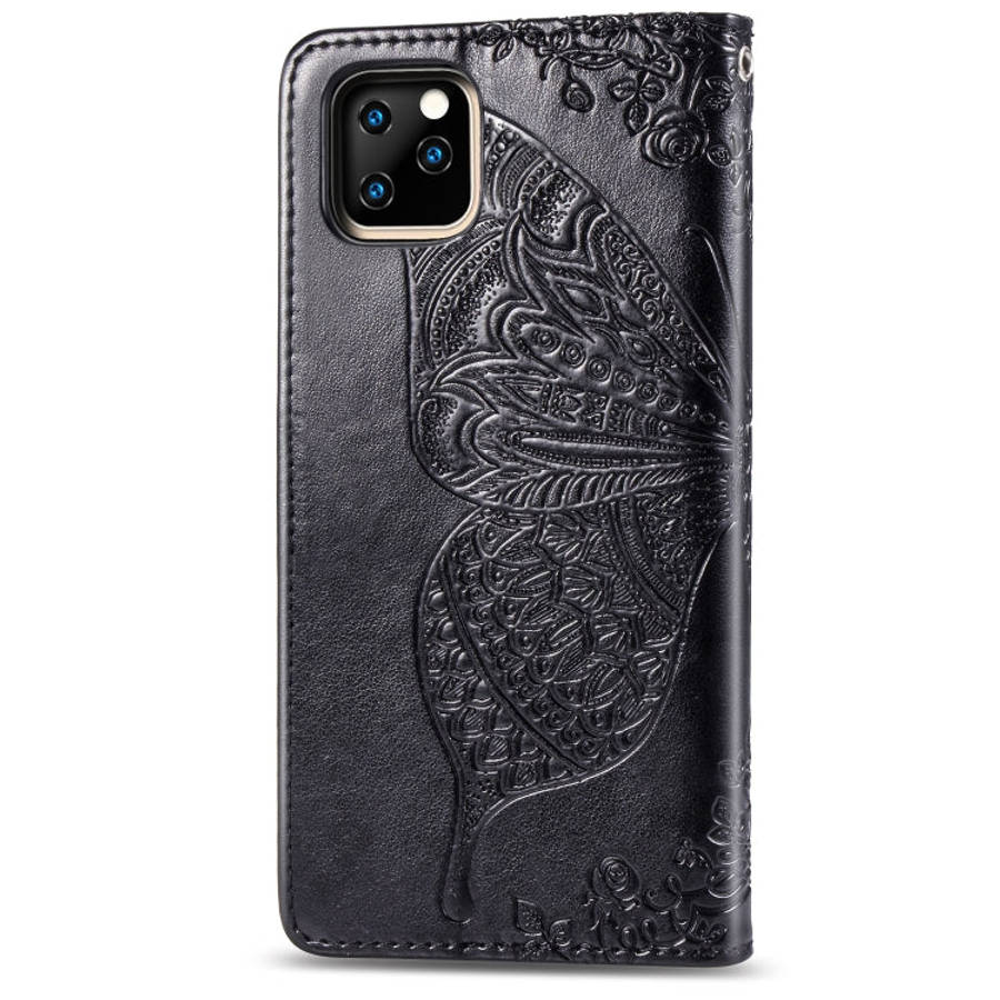 Butterfly Love Flowers Embossing Horizontal Flip Leather Case For  iPhone XI2019with Holder...