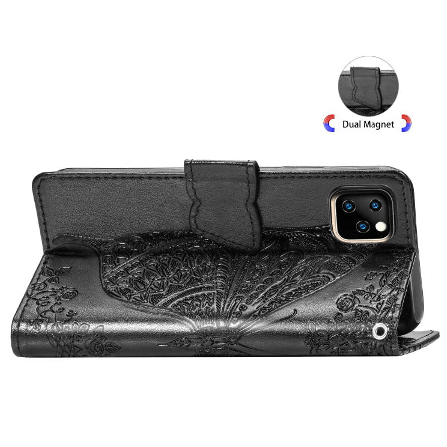 Butterfly Love Flowers Embossing Horizontal Flip Leather Case For  iPhone XI2019with Holder...