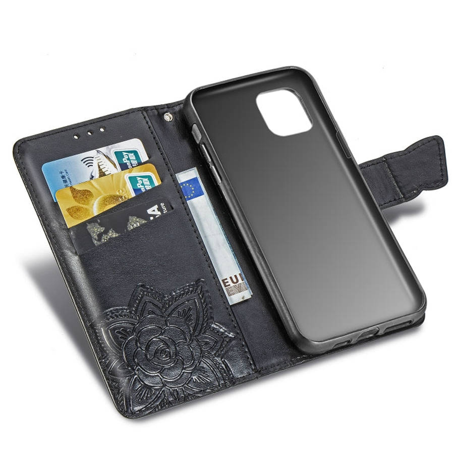 Butterfly Love Flowers Embossing Horizontal Flip Leather Case For  iPhone XI2019with Holder...