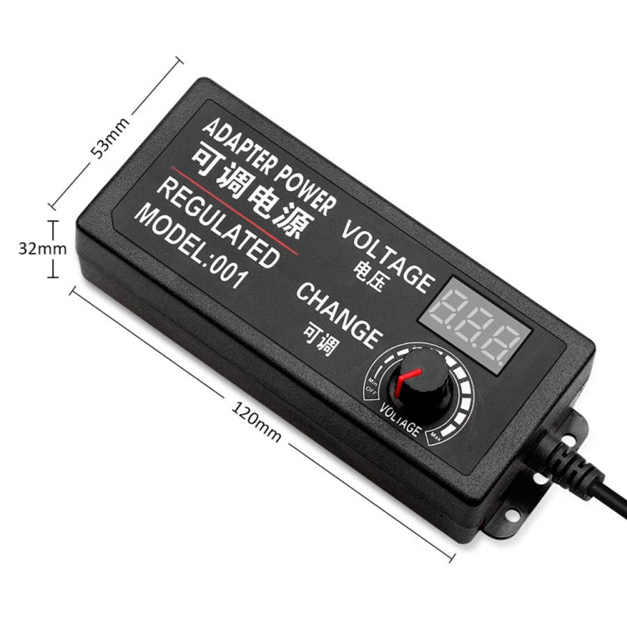 AC To DC Adjustable Voltage Power Adapter Universal Power Supply Display Screen Power Switching C...