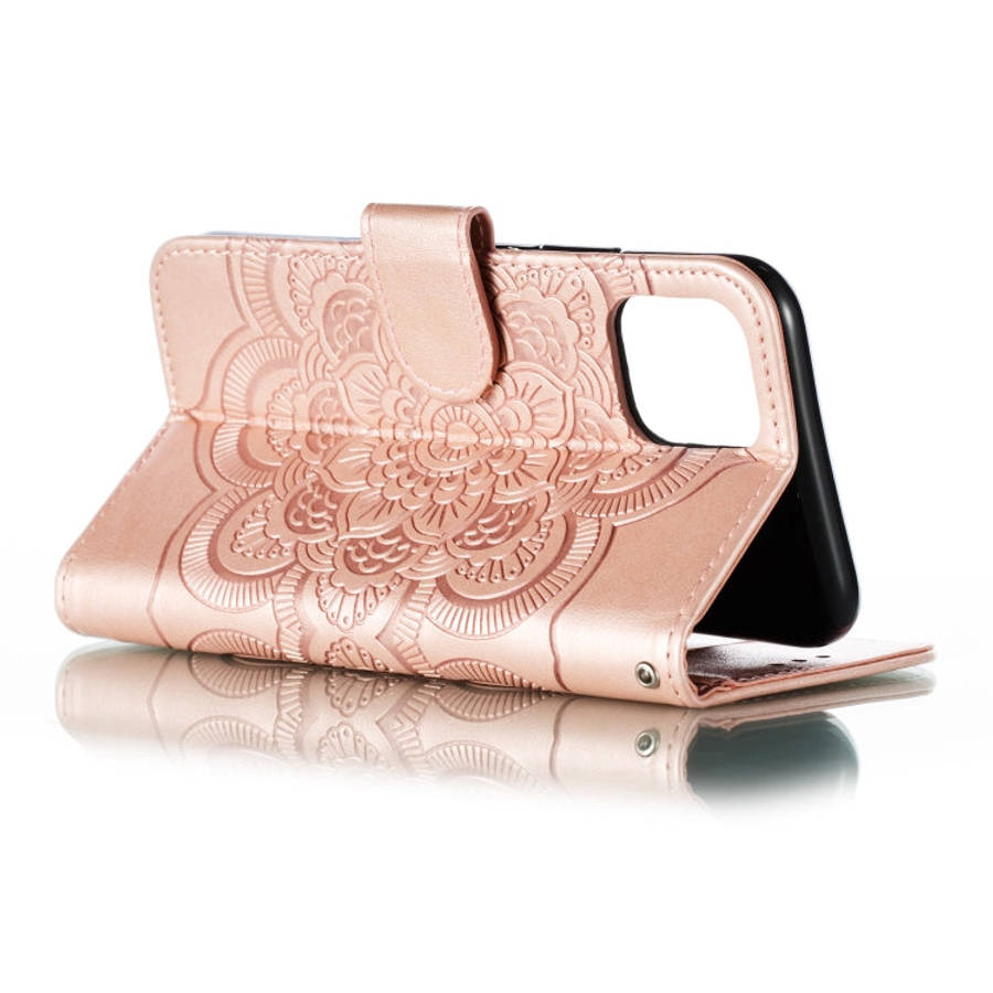 Mandala Embossing Pattern Horizontal Flip Leather Case for iPhone XI2019, with Holder & Car...