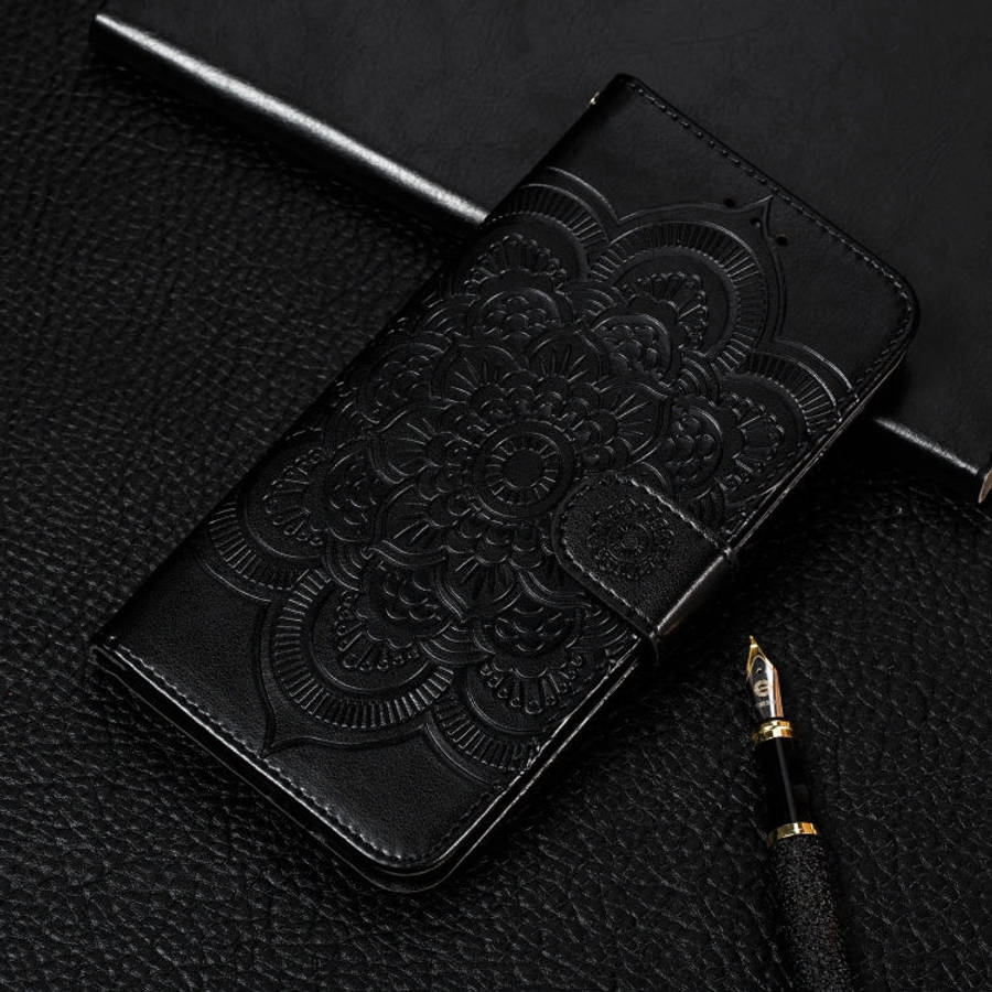 Mandala Embossing Pattern Horizontal Flip Leather Case for iPhone XI2019, with Holder & Car...