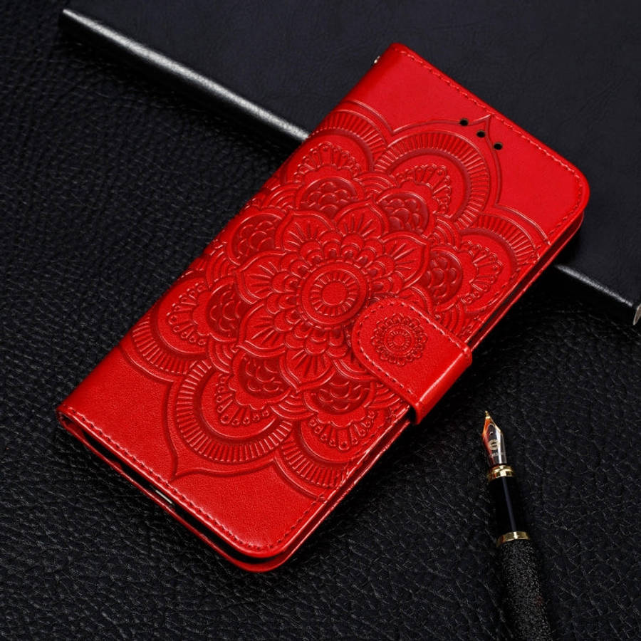 Mandala Embossing Pattern Horizontal Flip Leather Case for iPhone XI2019, with Holder & Car...