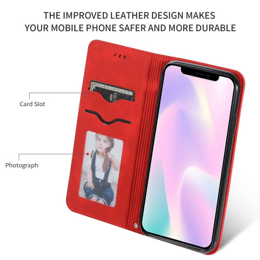 Retro Skin Feel Business Magnetic Horizontal Flip Leather Case for iPhone XIR 2019, For iPhone 11